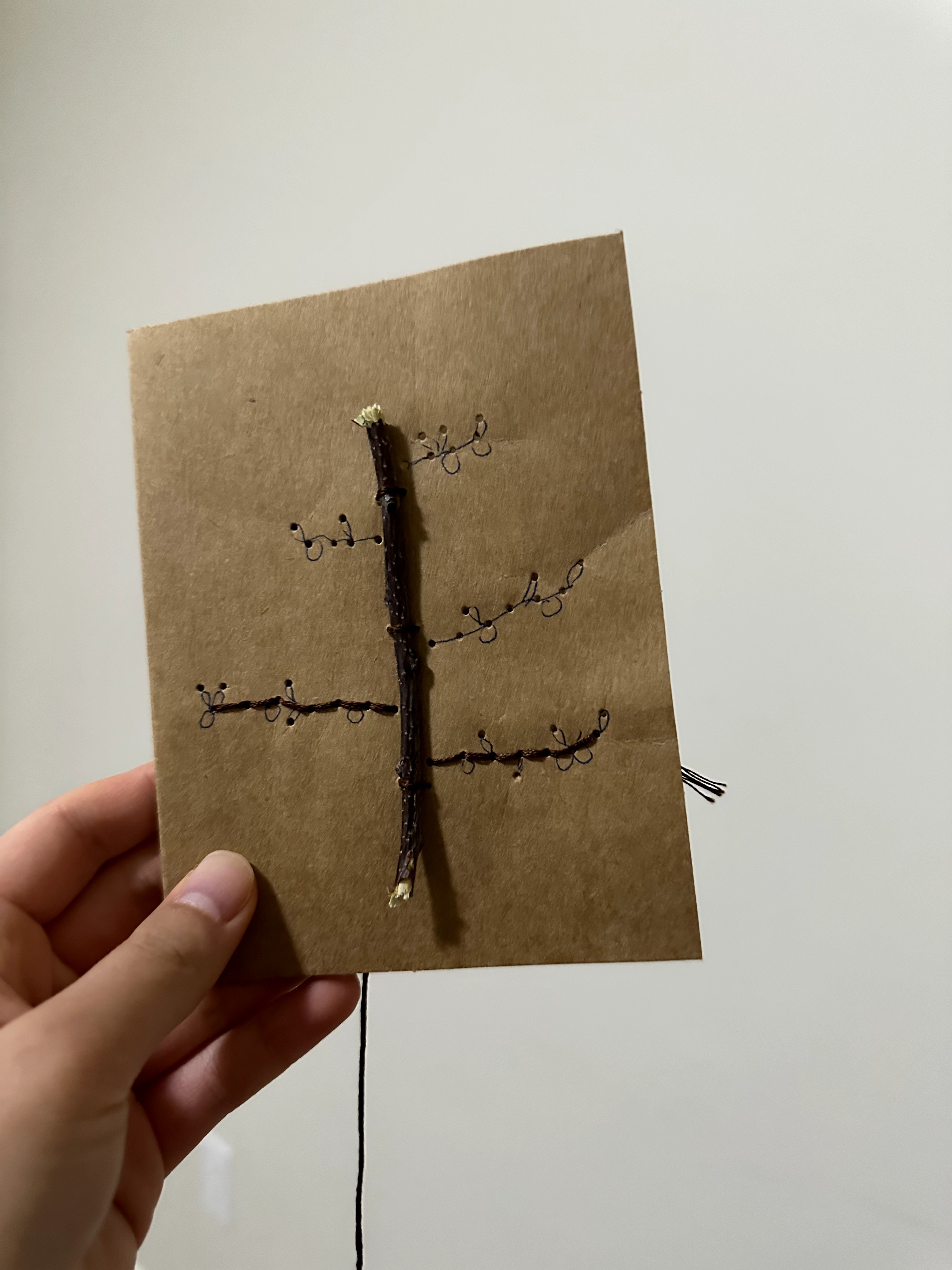 Orange Peach Tree Card - Image 9